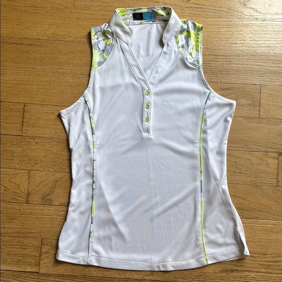 PGA Fitted Polo Tank Top - Picture 1 of 8